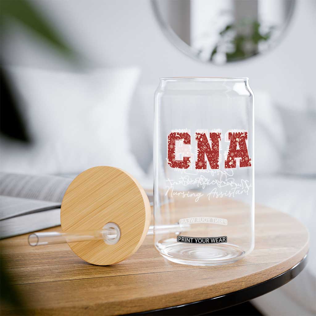 CNA Christmas Glass Can Certified Nursing Assistant Gift TS10 Print Your Wear