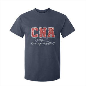 CNA Christmas T Shirt For Kid Certified Nursing Assistant Gift TS10 Navy Print Your Wear