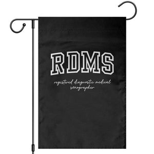Sonographer Garden Flag RDMS Ultrasound Tech Technologist Gift TS10 Black Print Your Wear