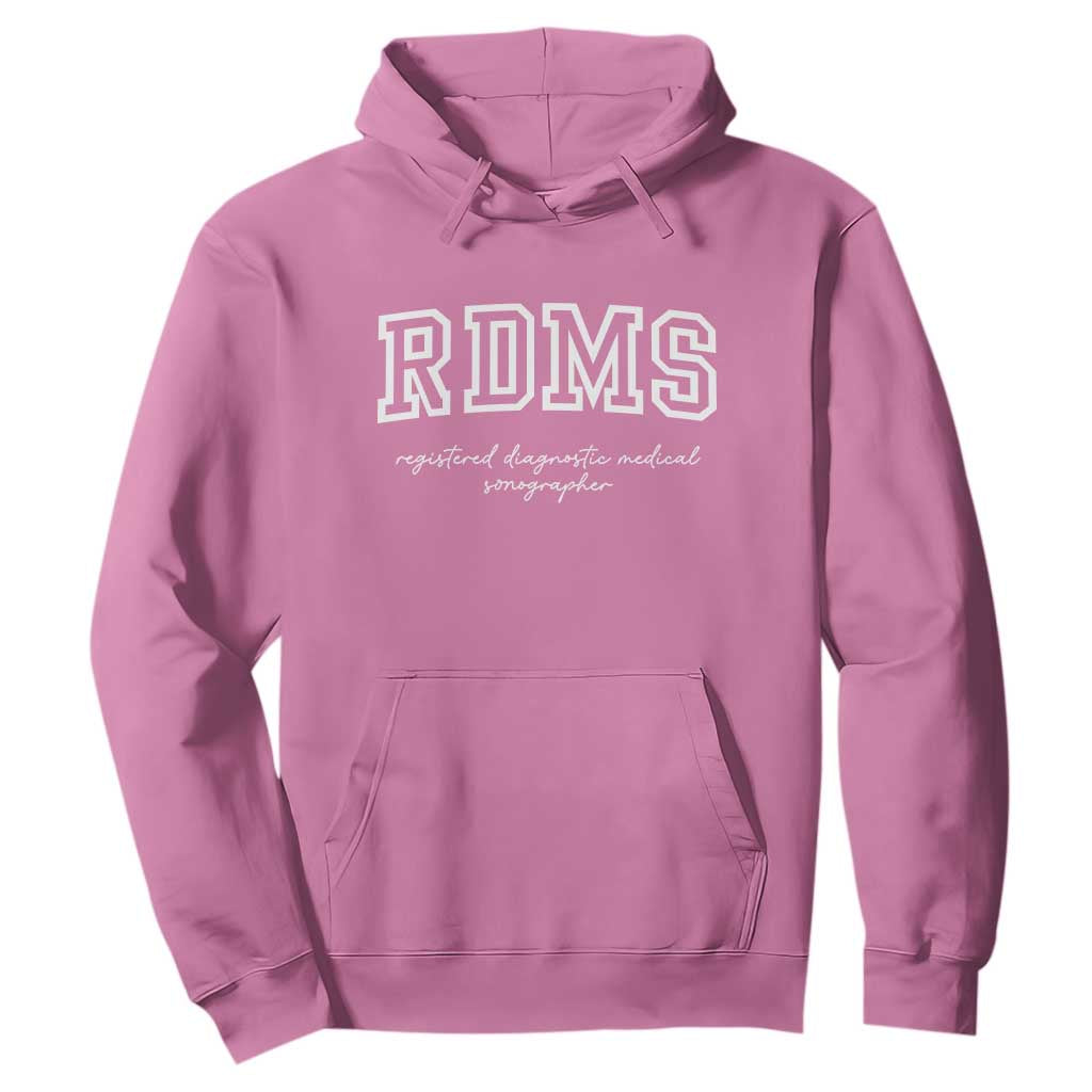 Sonographer Hoodie RDMS Ultrasound Tech Technologist Gift TS10 Azalea Print Your Wear