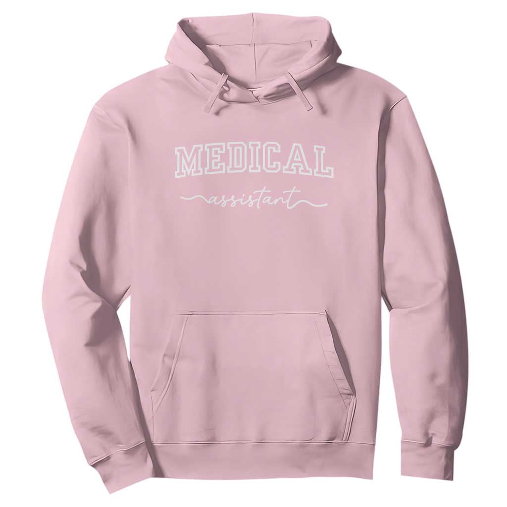 Medical Assistant Hoodie MA Nurse Gift TS10 Light Pink Print Your Wear
