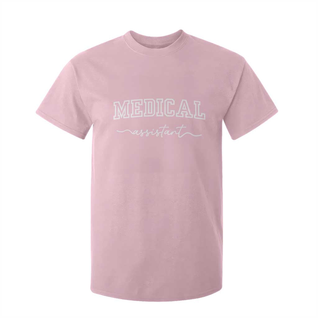Medical Assistant T Shirt For Kid MA Nurse Gift TS10 Light Pink Print Your Wear