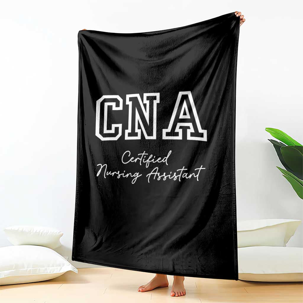 Certified Nursing Assistant Throw Blanket CNA Gift TS10 Print Your Wear