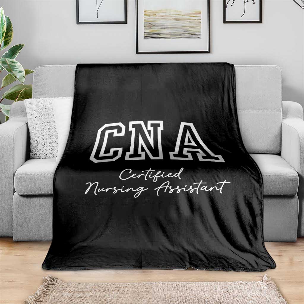Certified Nursing Assistant Throw Blanket CNA Gift TS10 Print Your Wear