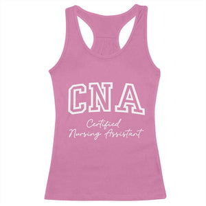 Certified Nursing Assistant Racerback Tank Top CNA Gift TS10 Azalea Print Your Wear