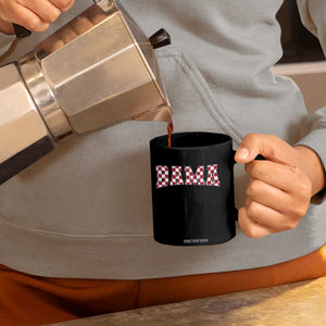 Vintage Bama Coffee Mug Retro Checkered Varsity Alabama Lover AL State TS10 Print Your Wear