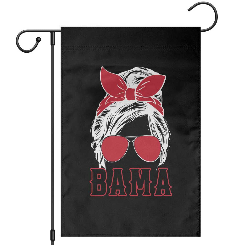 Alabama Fan Garden Flag Bama Football Lover Game Day Messy Bun TS10 Black Print Your Wear