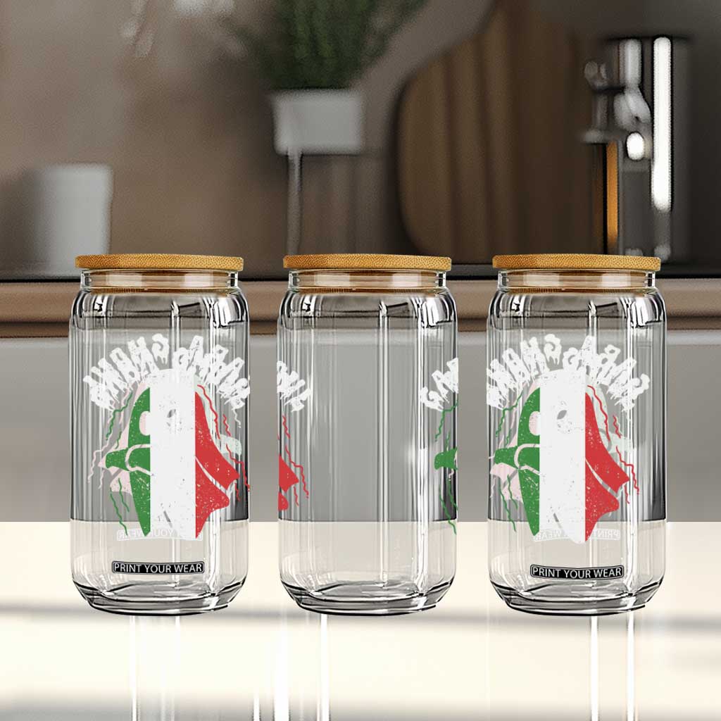 Gabagool Ghost Italian Glass Can Funny Halloween Costume Gaba Ghoul Pun TS10 Print Your Wear