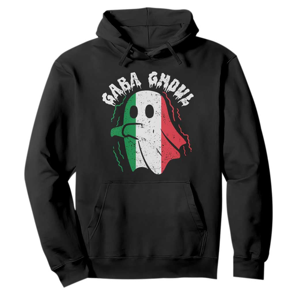 Gabagool Ghost Italian Hoodie Funny Halloween Costume Gaba Ghoul Pun TS10 Black Print Your Wear