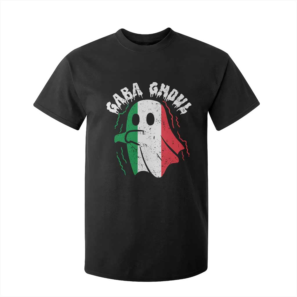 Gabagool Ghost Italian T Shirt For Kid Funny Halloween Costume Gaba Ghoul Pun TS10 Black Print Your Wear
