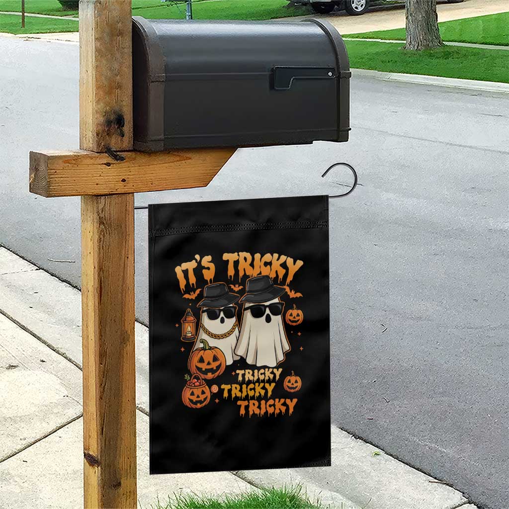 Funny Ghost Garden Flag It's Tricky Tricky Tricky 90s Nostalgia Halloween Costume TS10 Print Your Wear