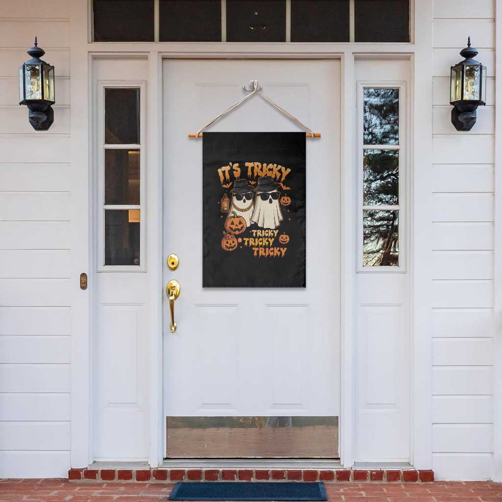 Funny Ghost Garden Flag It's Tricky Tricky Tricky 90s Nostalgia Halloween Costume TS10 Print Your Wear