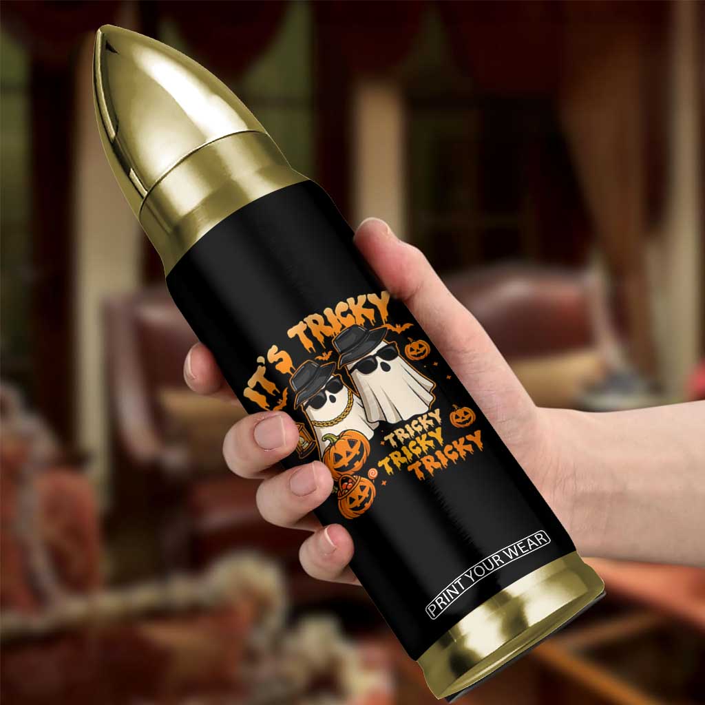 Funny Ghost Bullet Tumbler It's Tricky Tricky Tricky 90s Nostalgia Halloween Costume TS10 Print Your Wear