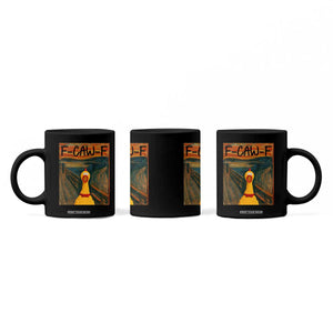 F Caw F Screaming Chicken Coffee Mug Funny Fawk Off Meme TS10 Print Your Wear