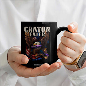 Crayon Eater Coffee Mug Funny Eagle 250th Anniversary Veterans Gifts TS10 Print Your Wear