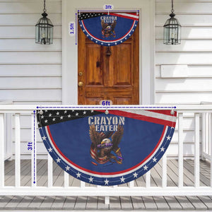 Crayon Eater Patriotic Fan Flag Funny Eagle 250th Anniversary Veterans Gifts TS10 Print Your Wear