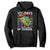 100th Day Of School Hoodie 100 Days Dino Dinosaur TS10 Black Print Your Wear