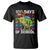 100th Day Of School T Shirt 100 Days Dino Dinosaur TS10 Black Print Your Wear