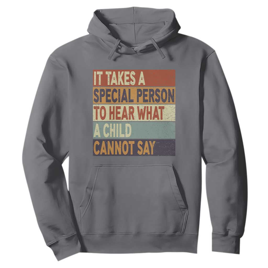 Special Education Teacher Hoodie Inspirational SPED Teachers Autism TS10 Charcoal Print Your Wear