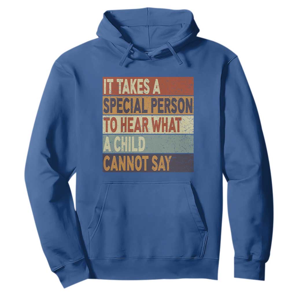 Special Education Teacher Hoodie Inspirational SPED Teachers Autism TS10 Royal Blue Print Your Wear