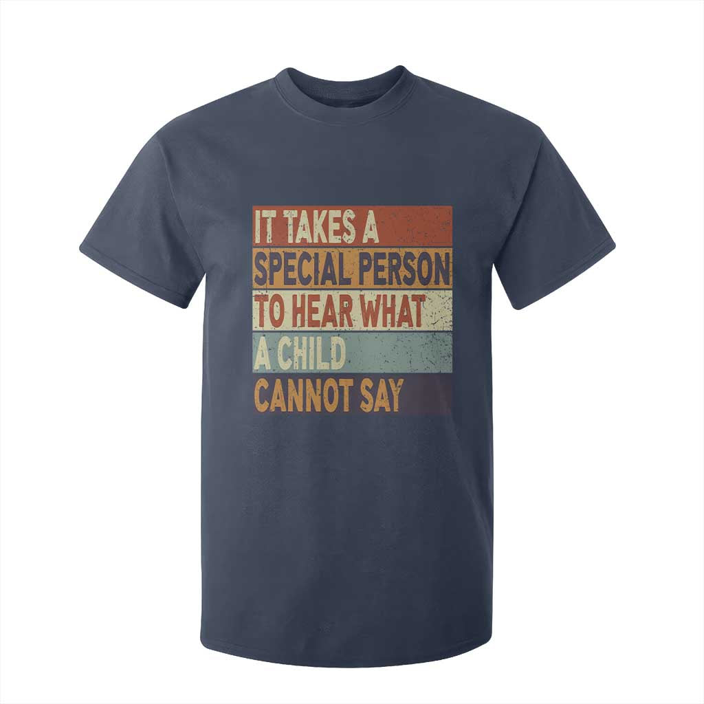 Special Education Teacher T Shirt For Kid Inspirational SPED Teachers Autism TS10 Navy Print Your Wear