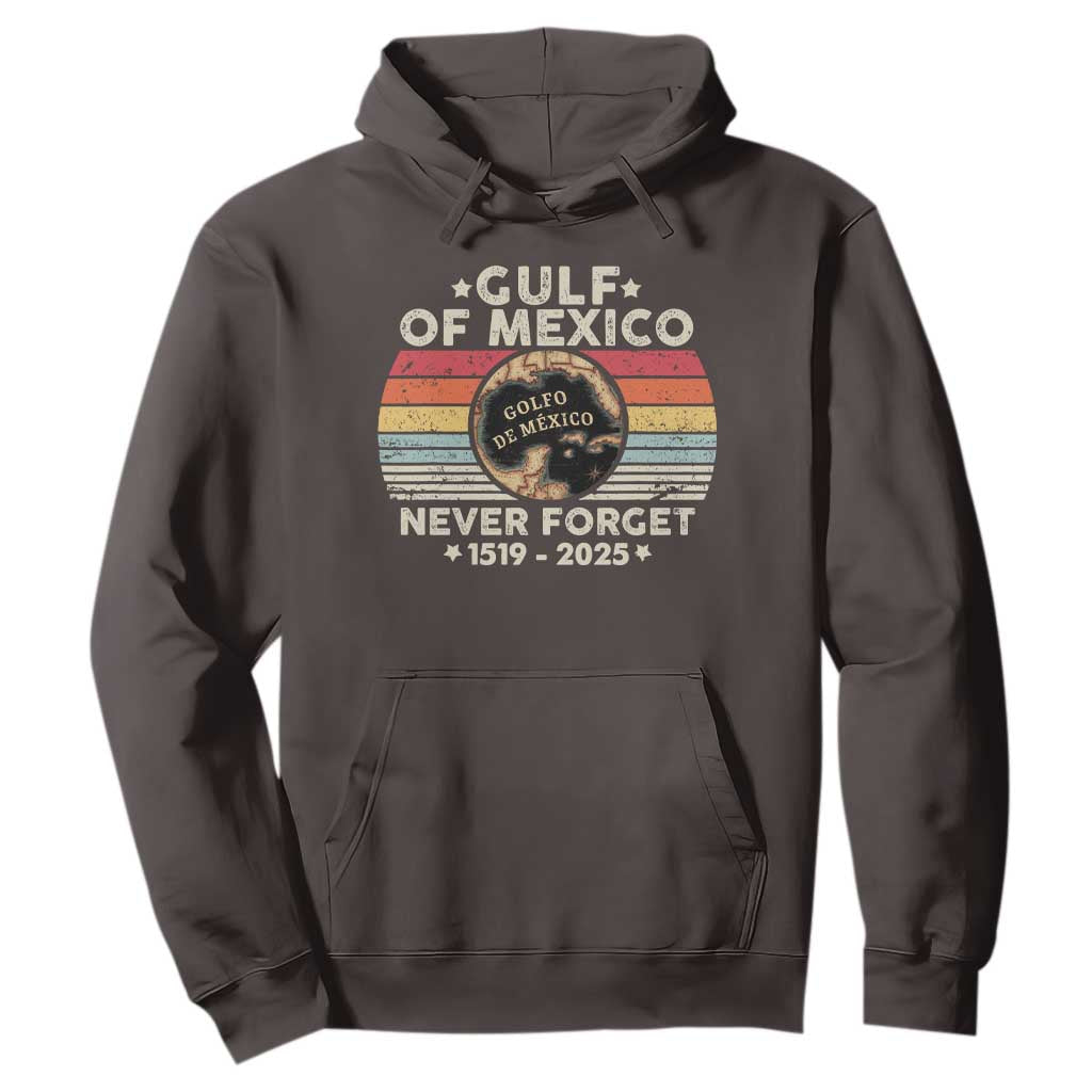 Never Forget Gulf Of Mexico Hoodie 1915 - 2025 TS10 Dark Chocolate Print Your Wear