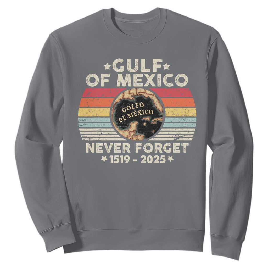 Never Forget Gulf Of Mexico Sweatshirt 1915 - 2025 TS10 Charcoal Print Your Wear