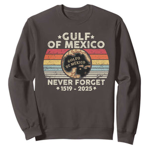 Never Forget Gulf Of Mexico Sweatshirt 1915 - 2025 TS10 Dark Chocolate Print Your Wear