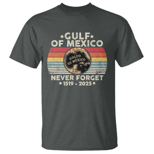 Never Forget Gulf Of Mexico T Shirt 1915 - 2025 TS10 Dark Heather Print Your Wear