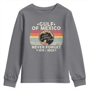 Never Forget Gulf Of Mexico Youth Sweatshirt 1915 - 2025 TS10 Charcoal Print Your Wear