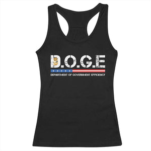 DOGE Department of Government Efficiency Racerback Tank Top TS10 Black Print Your Wear