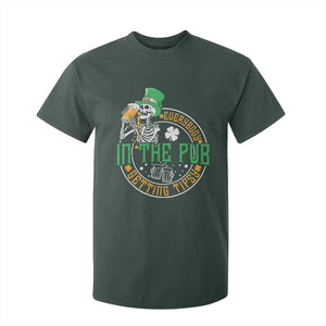 St Patricks Day Pub T Shirt For Kid Everybody In The Pub Getting Tipsy TS10 Dark Forest Green Print Your Wear