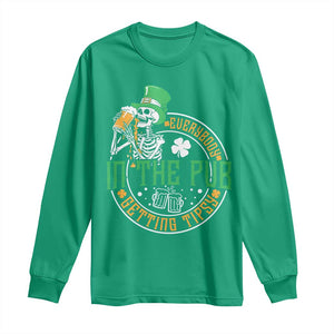 St Patricks Day Pub Long Sleeve Shirt Everybody In The Pub Getting Tipsy TS10 Irish Green Print Your Wear