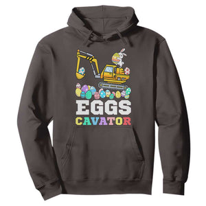 Easter Eggs-Cavator Hoodie Bunny Excavator TS10 Dark Chocolate Print Your Wear