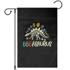 Easter Dinosaur Garden Flag Kids Eggasaurus Easter Stegosaurus Dino Toddler Boys TS10 Black Print Your Wear