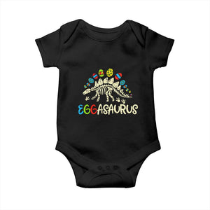 Easter Dinosaur Baby Onesie Kids Eggasaurus Easter Stegosaurus Dino Toddler Boys TS10 Black Print Your Wear