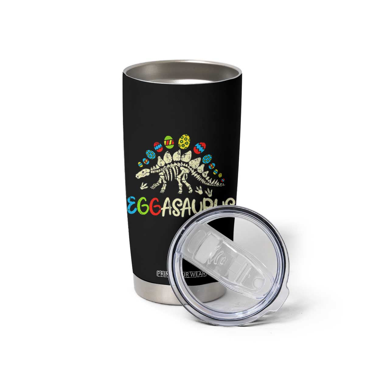 Easter Dinosaur Tumbler Cup Kids Eggasaurus Easter Stegosaurus Dino Toddler Boys TS10 Print Your Wear