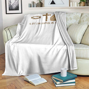 Christian Easter Throw Blanket A Lot Can Happen In Three Days TS10 Print Your Wear