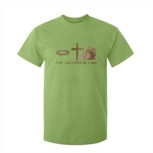 Christian Easter T Shirt For Kid A Lot Can Happen In Three Days TS10 Lime Print Your Wear