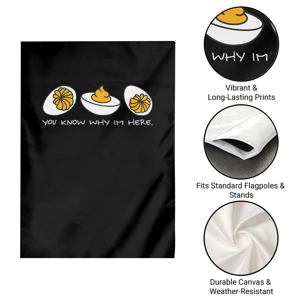 Funny Easter Garden Flag You Know Why Im Here TS10 Print Your Wear