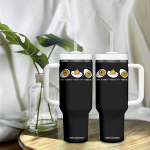Funny Easter Tumbler With Handle You Know Why Im Here TS10 Print Your Wear