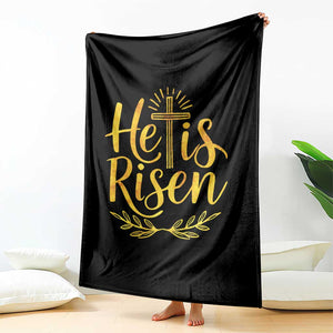 He Is Risen Throw Blanket Jesus Easter Religious Christians TS10 Print Your Wear