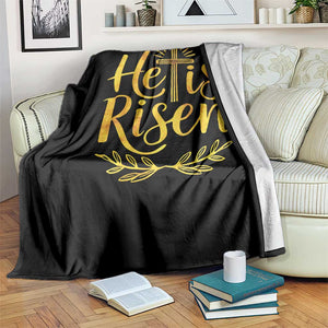 He Is Risen Throw Blanket Jesus Easter Religious Christians TS10 Print Your Wear