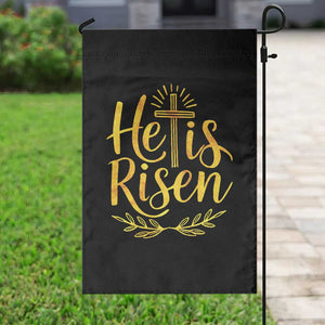 He Is Risen Garden Flag Jesus Easter Religious Christians TS10 Print Your Wear