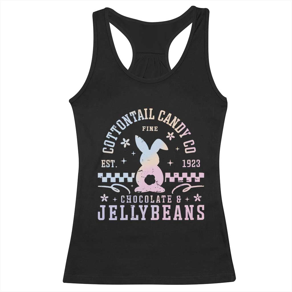 Cottontail Candy Company Easter Racerback Tank Top Carrot Bunny Rabbit Family Matching TS10 Black Print Your Wear