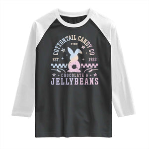 Cottontail Candy Company Easter Raglan Shirt Carrot Bunny Rabbit Family Matching TS10 Black White Print Your Wear