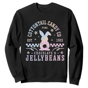 Cottontail Candy Company Easter Sweatshirt Carrot Bunny Rabbit Family Matching TS10 Black Print Your Wear
