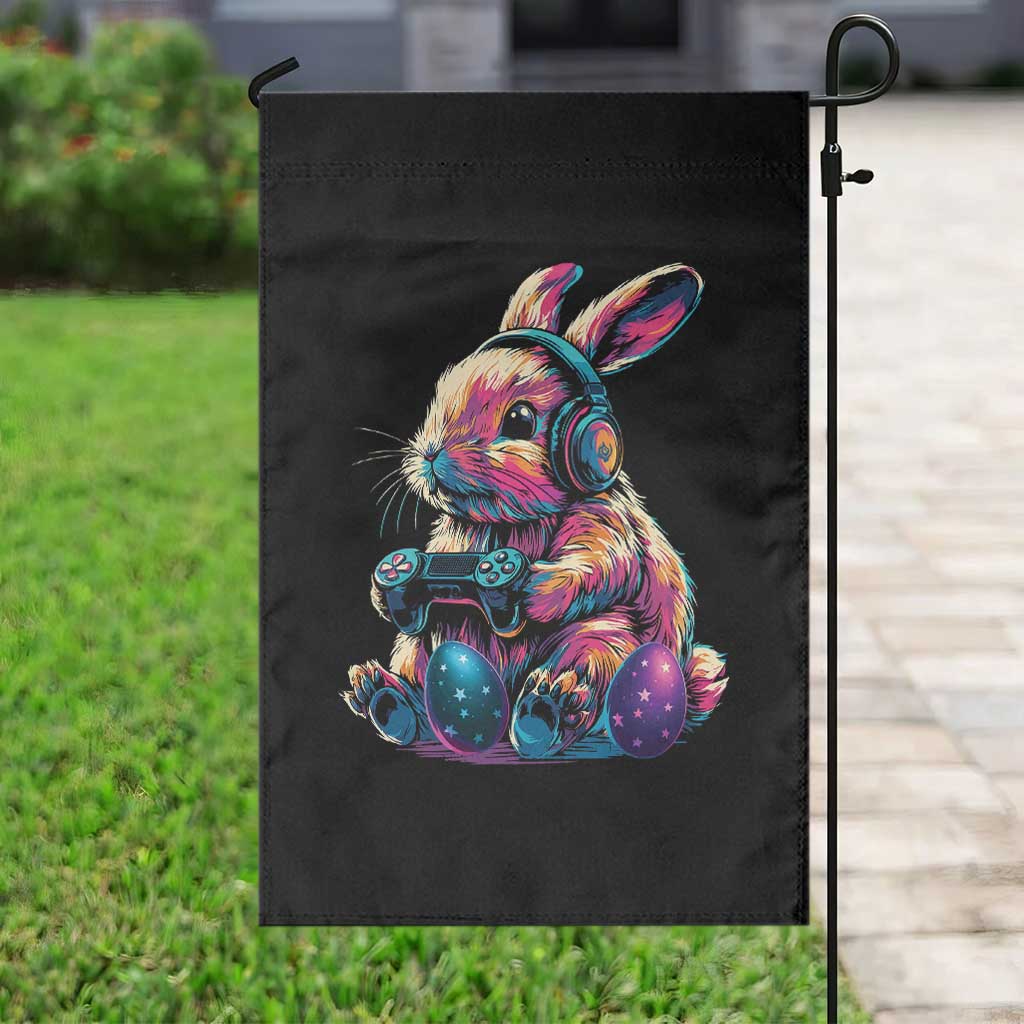 Gamer Rabbit Garden Flag Cute Bunny Gaming Eggs Funny Video Games Easter TS10 Print Your Wear