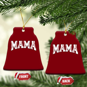 Baseball Mama Ceramic Ornament Retro Varsity Baseball Season Mom Raising Ballers TS10 Print Your Wear