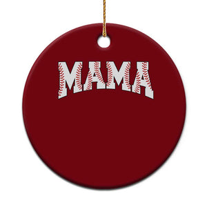 Baseball Mama Ceramic Ornament Retro Varsity Baseball Season Mom Raising Ballers TS10 1pc Red Print Your Wear